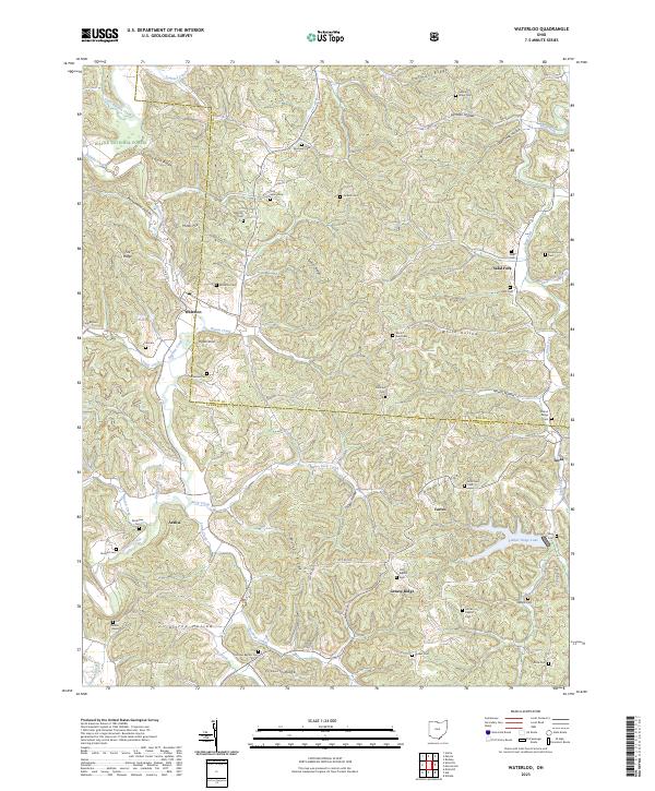 USGS Topographic Map – Waterloo
