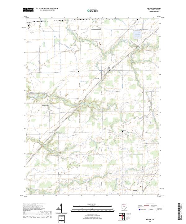 USGS Topographic Map – Watson