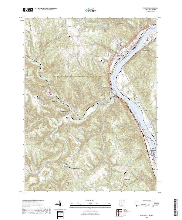 USGS Topographic Map – Wellsville