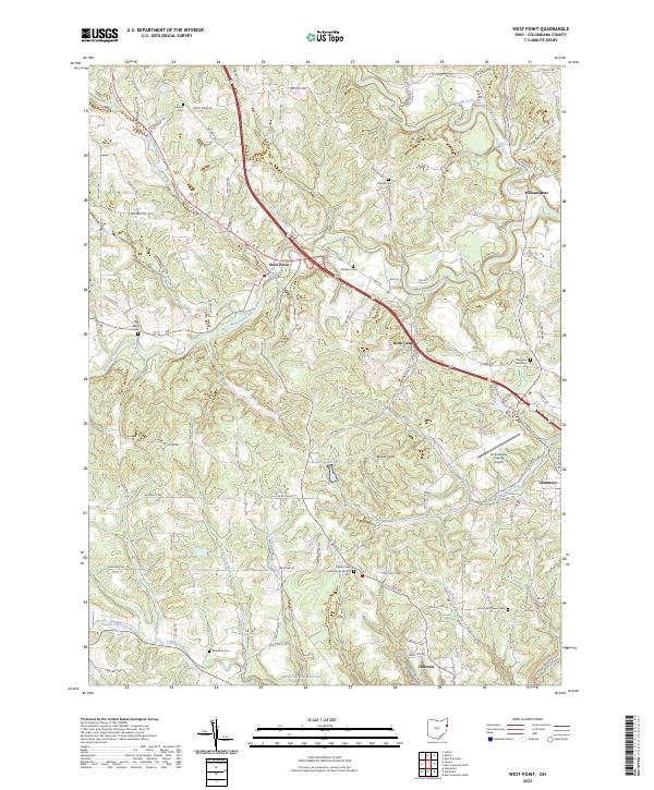 USGS Topographic Map – West Point