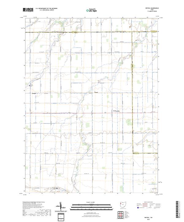 USGS Topographic Map – Wetsel