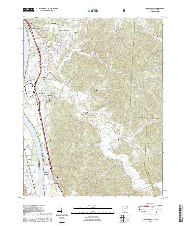 USGS Topographic Map – Wheelersburg