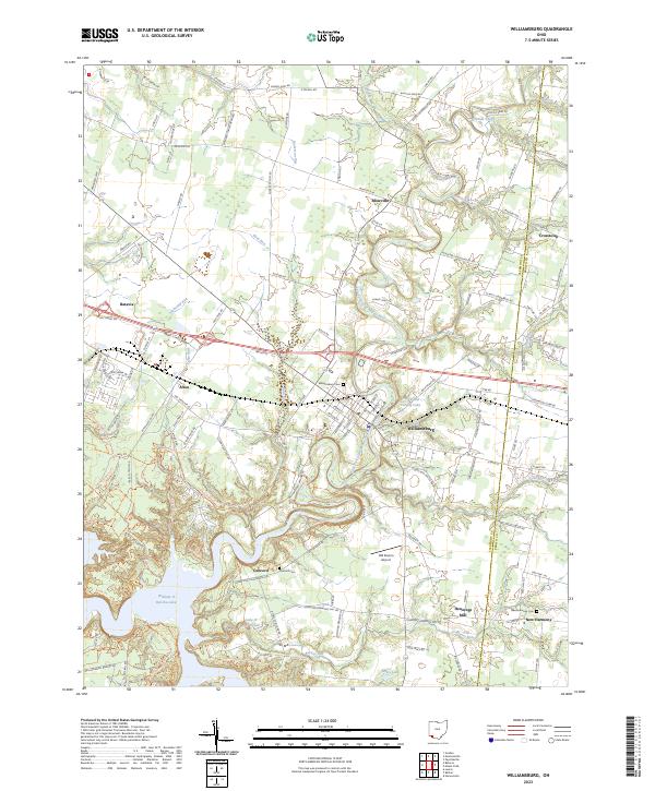 USGS Topographic Map – Williamsburg