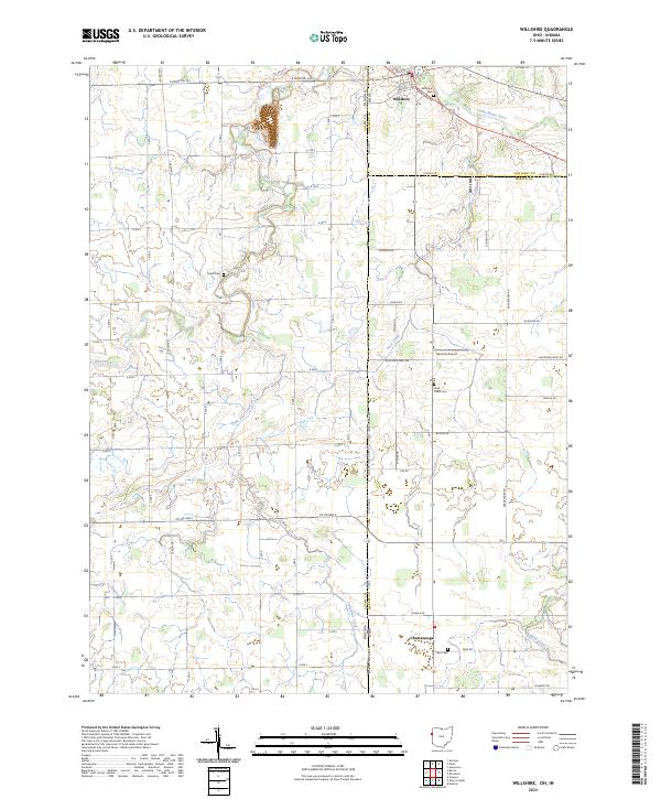 USGS Topographic Map – Willshire