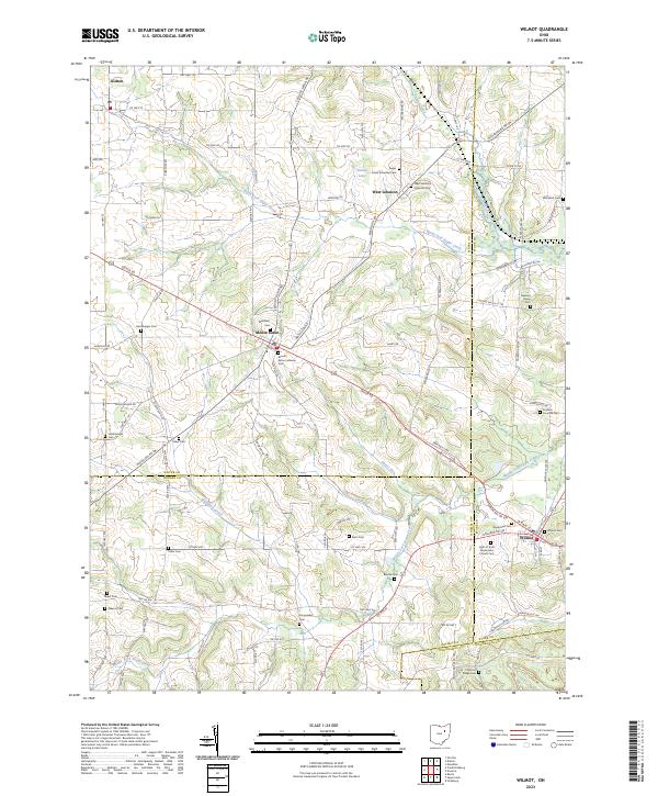 USGS Topographic Map – Wilmot