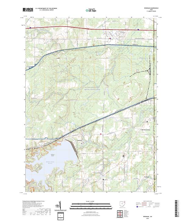 USGS Topographic Map – Windham