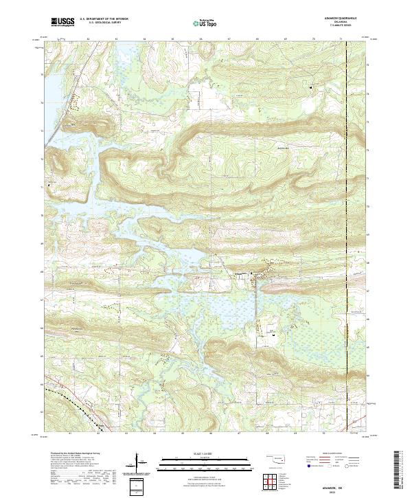 USGS Topographic Map – Adamson