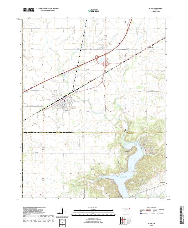 USGS Topographic Map – Afton