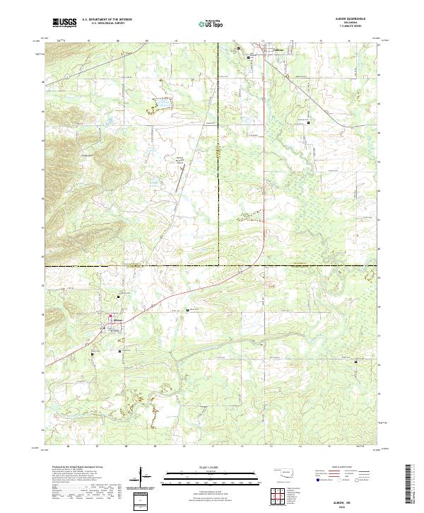 USGS Topographic Map – Albion