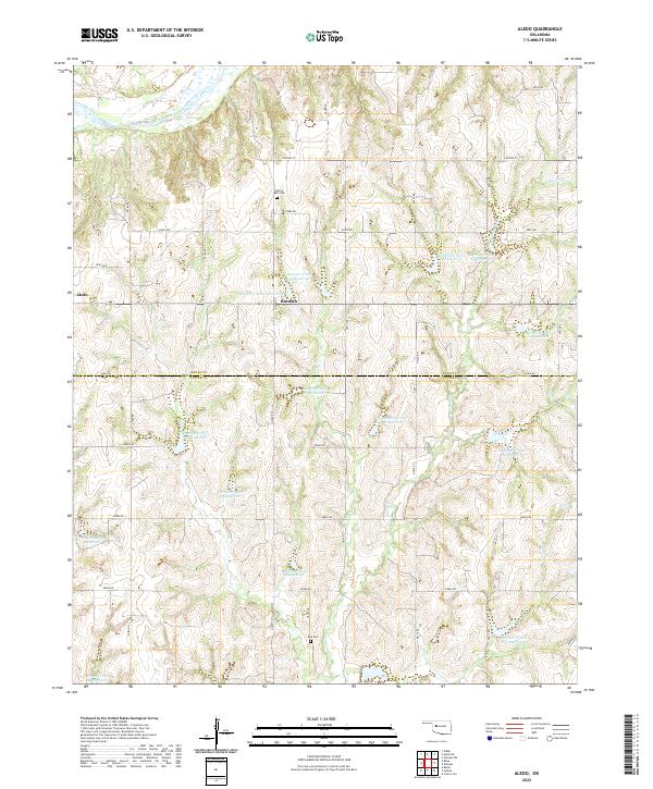USGS Topographic Map – Aledo