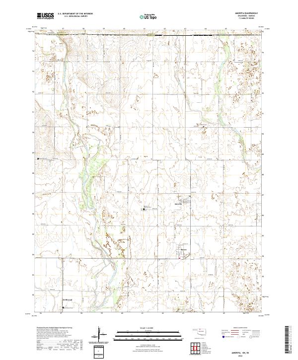 USGS Topographic Map – Amorita