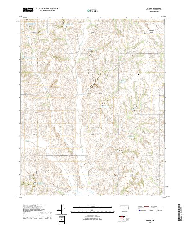 USGS Topographic Map – Anthon