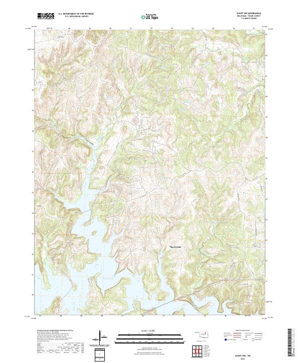 USGS Topographic Map – Avant NW