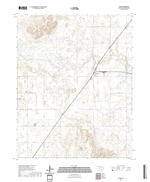 USGS Topographic Map – Avard