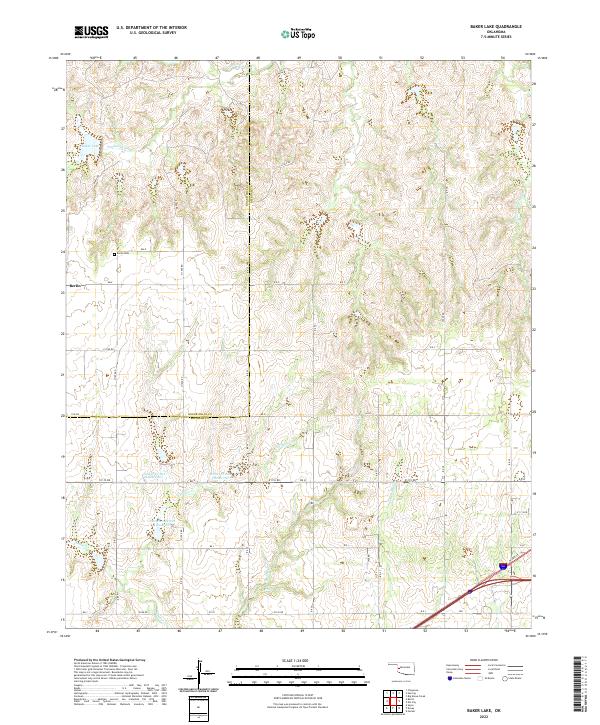 USGS Topographic Map – Baker Lake