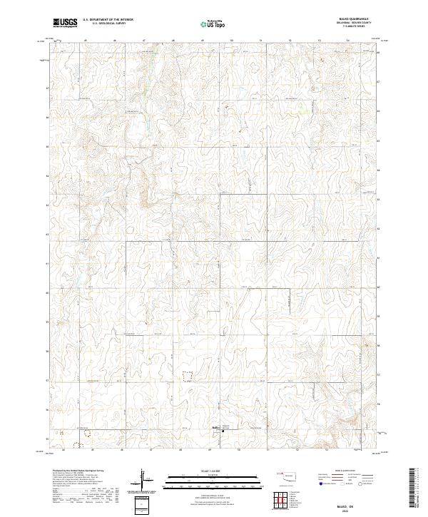 USGS Topographic Map – Balko