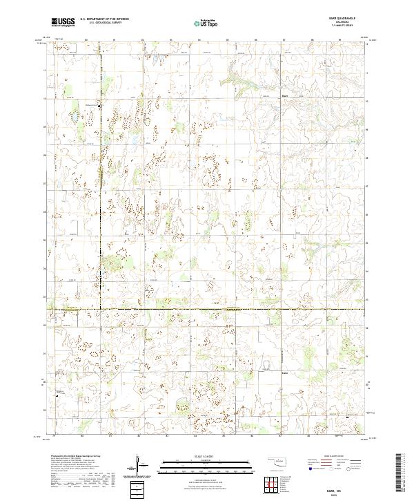 USGS Topographic Map – Barr