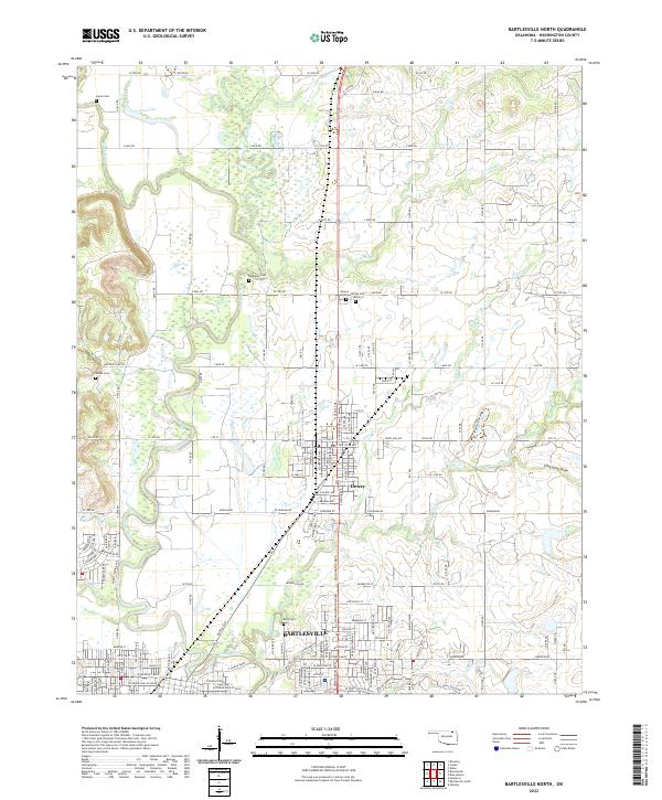 USGS Topographic Map – Bartlesville North