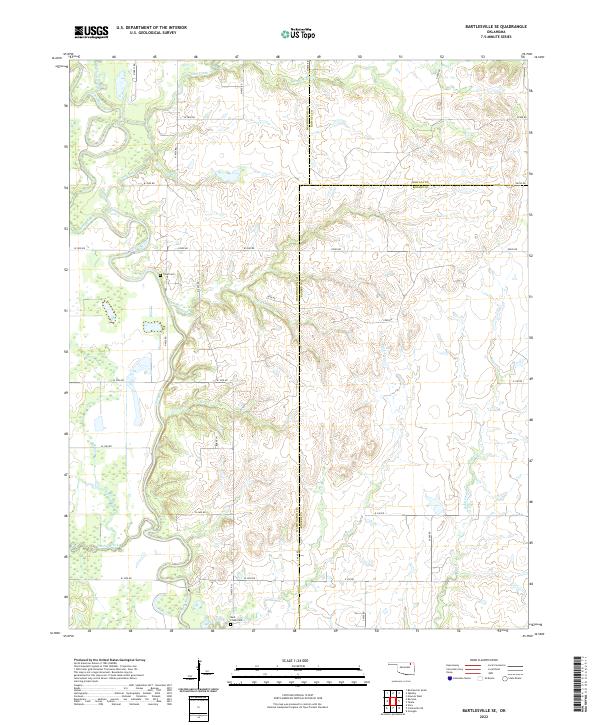 USGS Topographic Map – Bartlesville SE