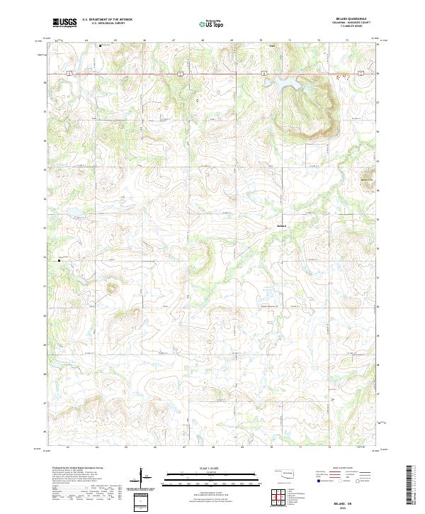 USGS Topographic Map – Beland