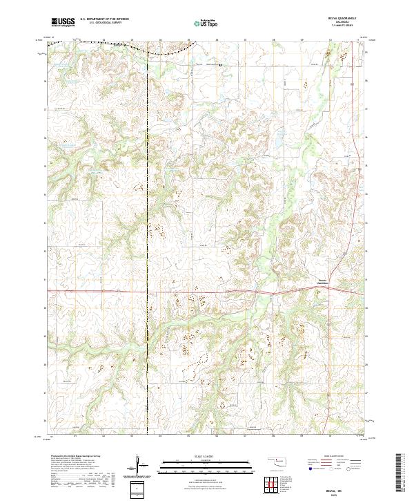 USGS Topographic Map – Belva