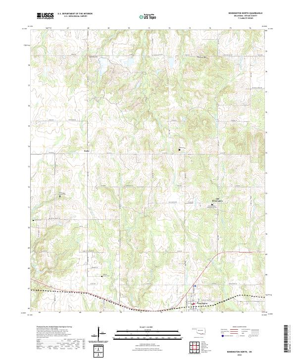 USGS Topographic Map – Bennington North