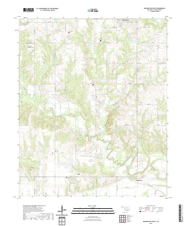USGS Topographic Map – Bennington South
