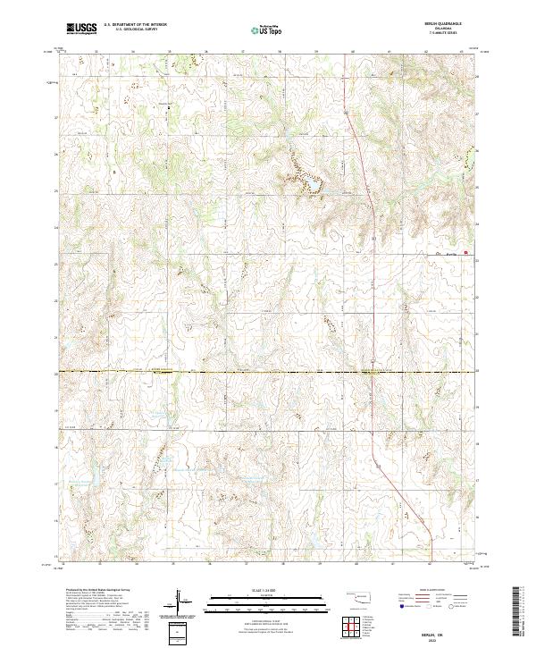 USGS Topographic Map – Berlin