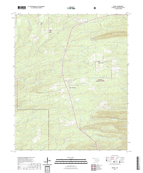USGS Topographic Map – Bethel