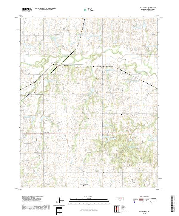 USGS Topographic Map – Black Bear