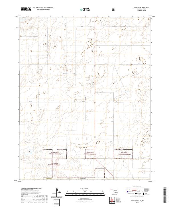 2022 Map of Boise City SE, 2022 Print