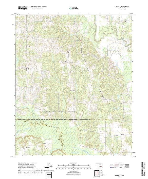 USGS Topographic Map – Boswell NW