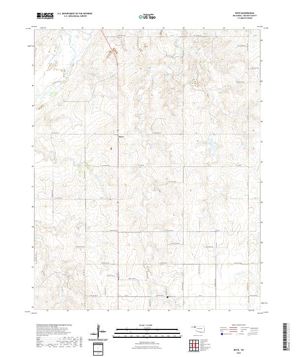 USGS Topographic Map – Boyd