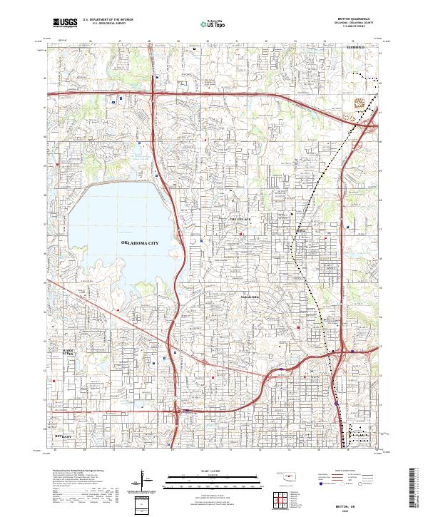 USGS Topographic Map – Britton