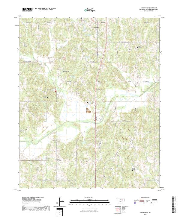 USGS Topographic Map – Brooksville