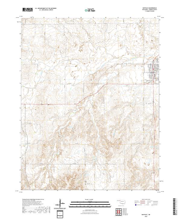 USGS Topographic Map – Buffalo
