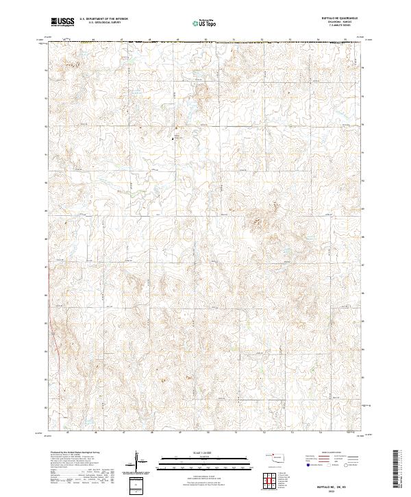 USGS Topographic Map – Buffalo NE