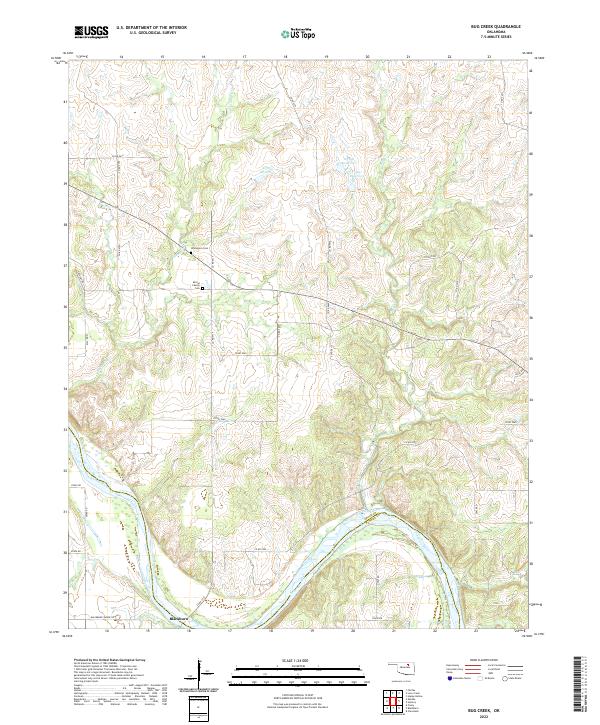 USGS Topographic Map – Bug Creek