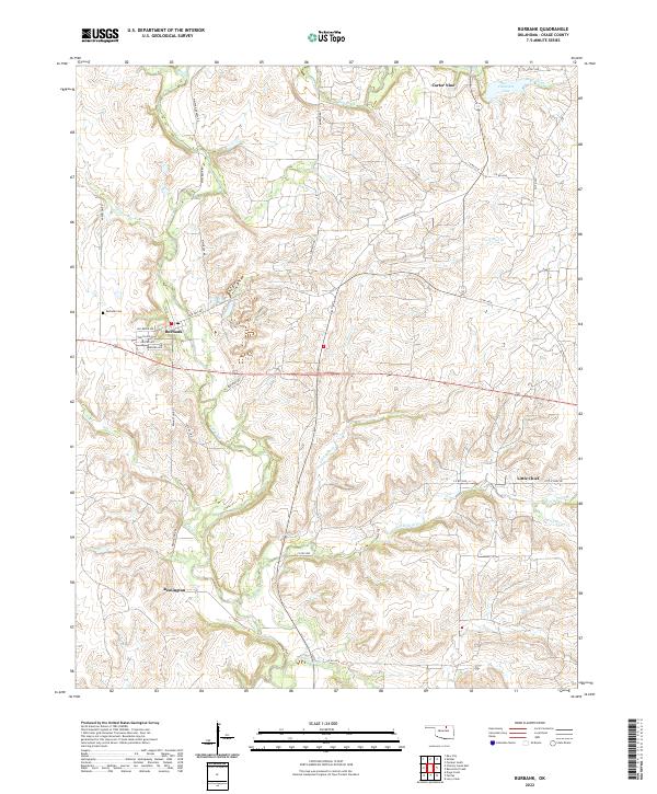 USGS Topographic Map – Burbank