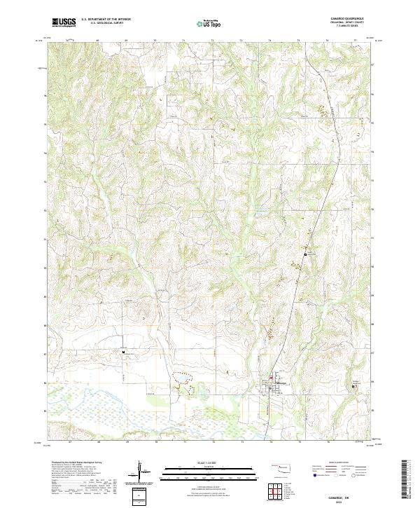 USGS Topographic Map – Camargo