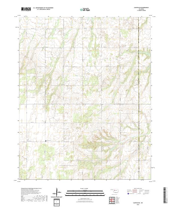 USGS Topographic Map – Canton SW