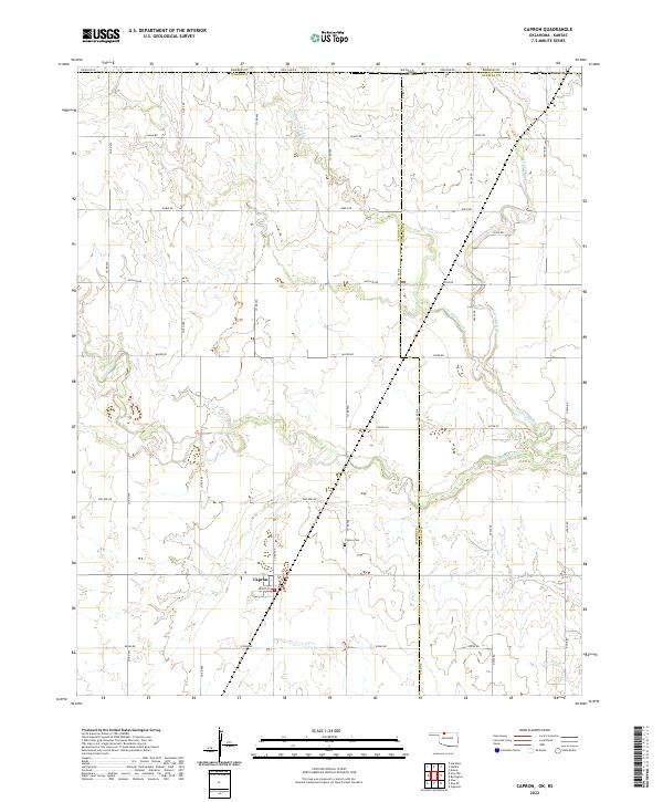 USGS Topographic Map – Capron