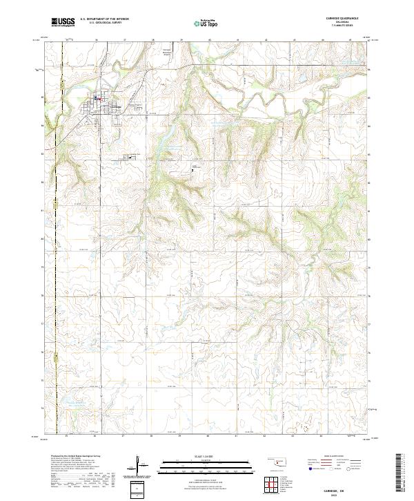 USGS Topographic Map – Carnegie