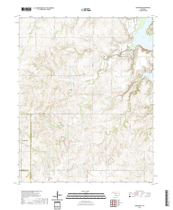 USGS Topographic Map – Carpenter