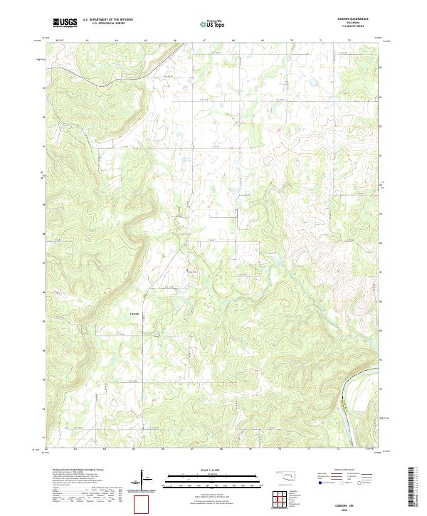 USGS Topographic Map – Carson