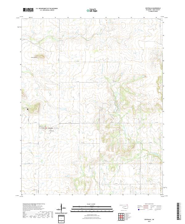 USGS Topographic Map – Centralia