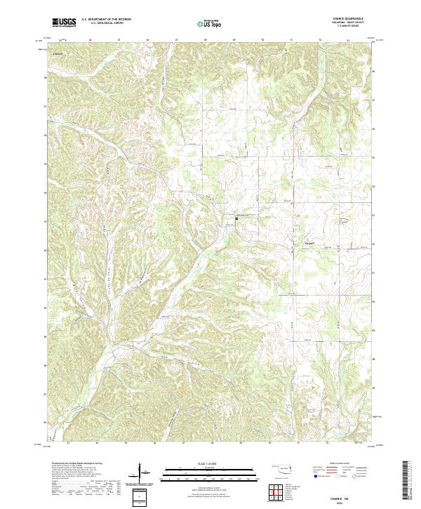 USGS Topographic Map – Chance