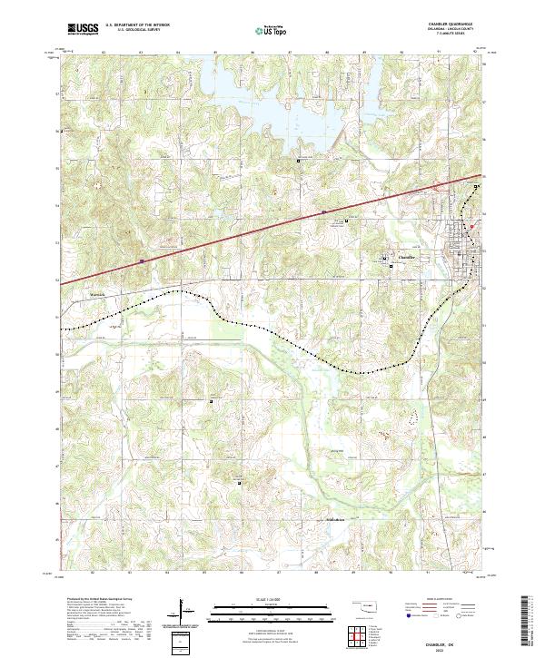 USGS Topographic Map – Chandler