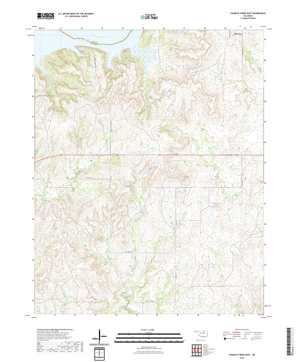 USGS Topographic Map – Charley Creek East
