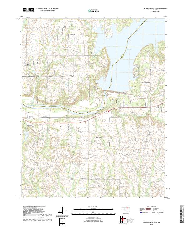 USGS Topographic Map – Charley Creek West